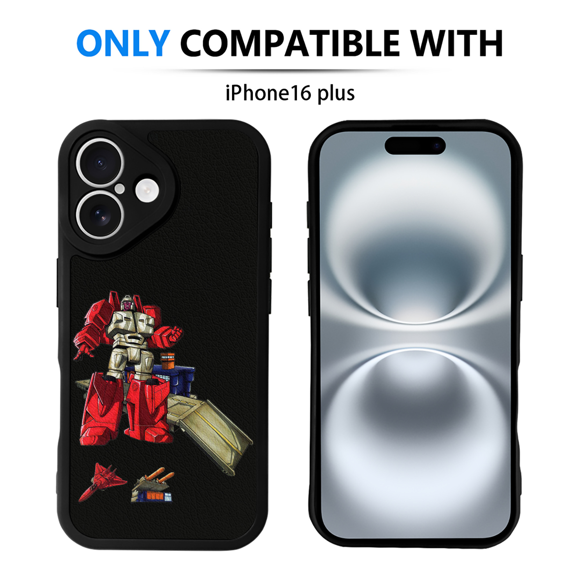（画像用）  【iPhone 16シリーズ対応】シリコンスマホケース（レザー調） 材質：シリコン